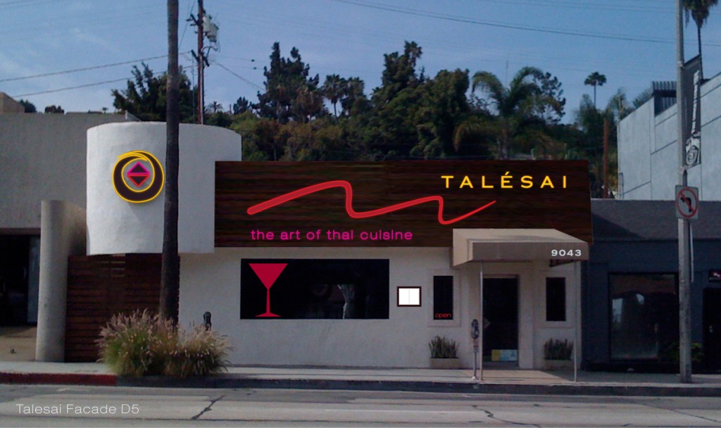 What Talesai's facade will look like "in the near future"