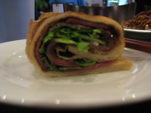 Chinese Style Roast Beef Sandwich