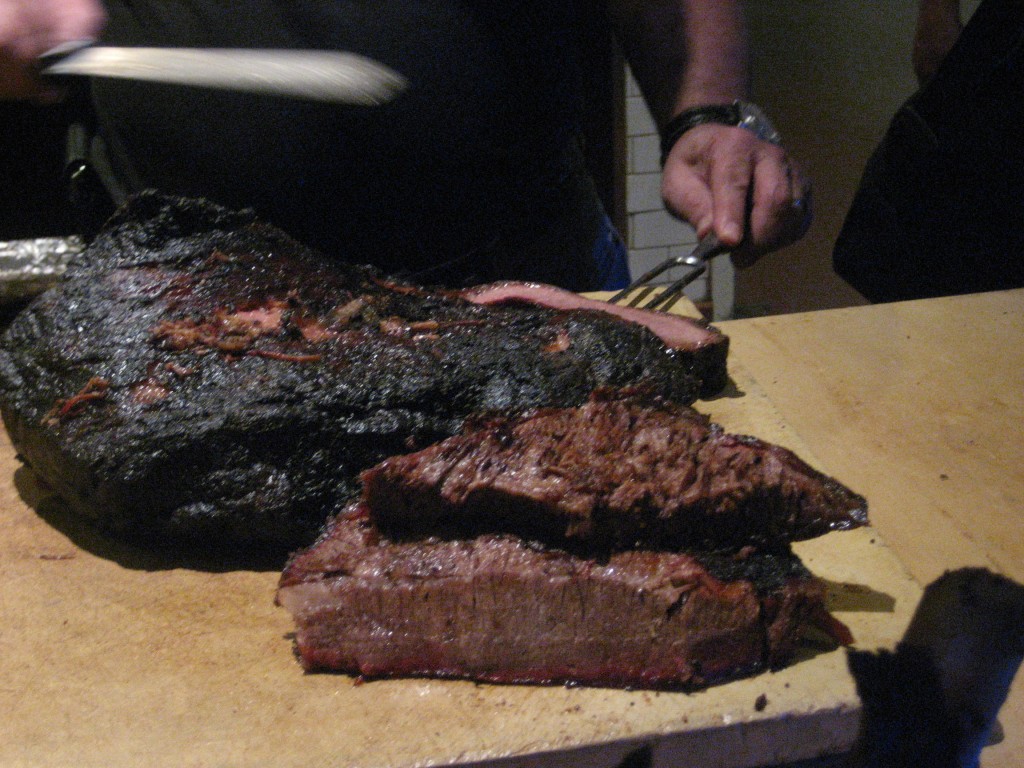 Texas beef brisket at Zeke's Smokehouse