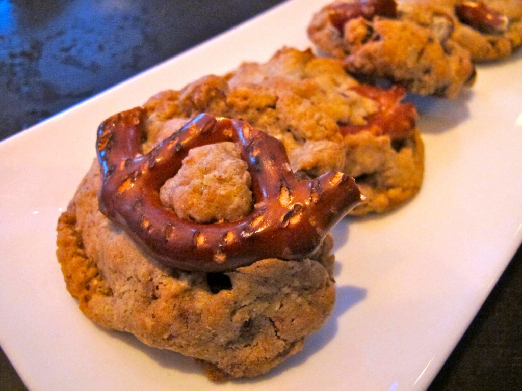 Chocolate chip pretzel cookies