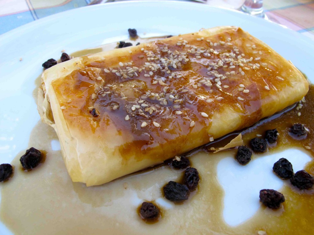 Feta wrapped in phyllo