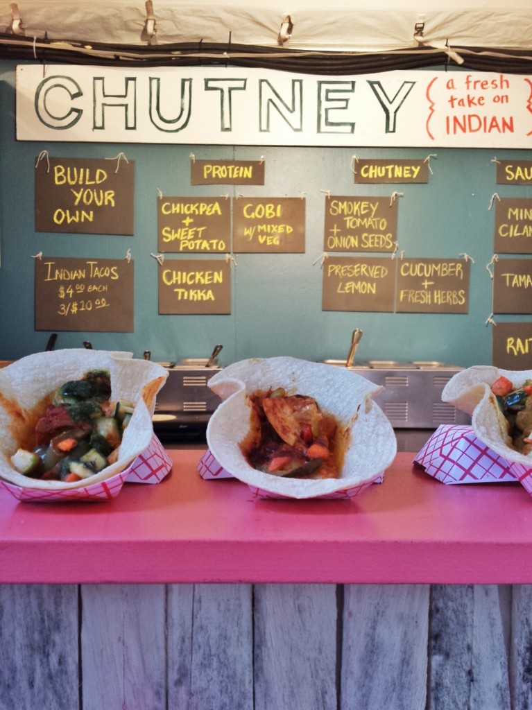 Chutney tacos at Broadway Bites
